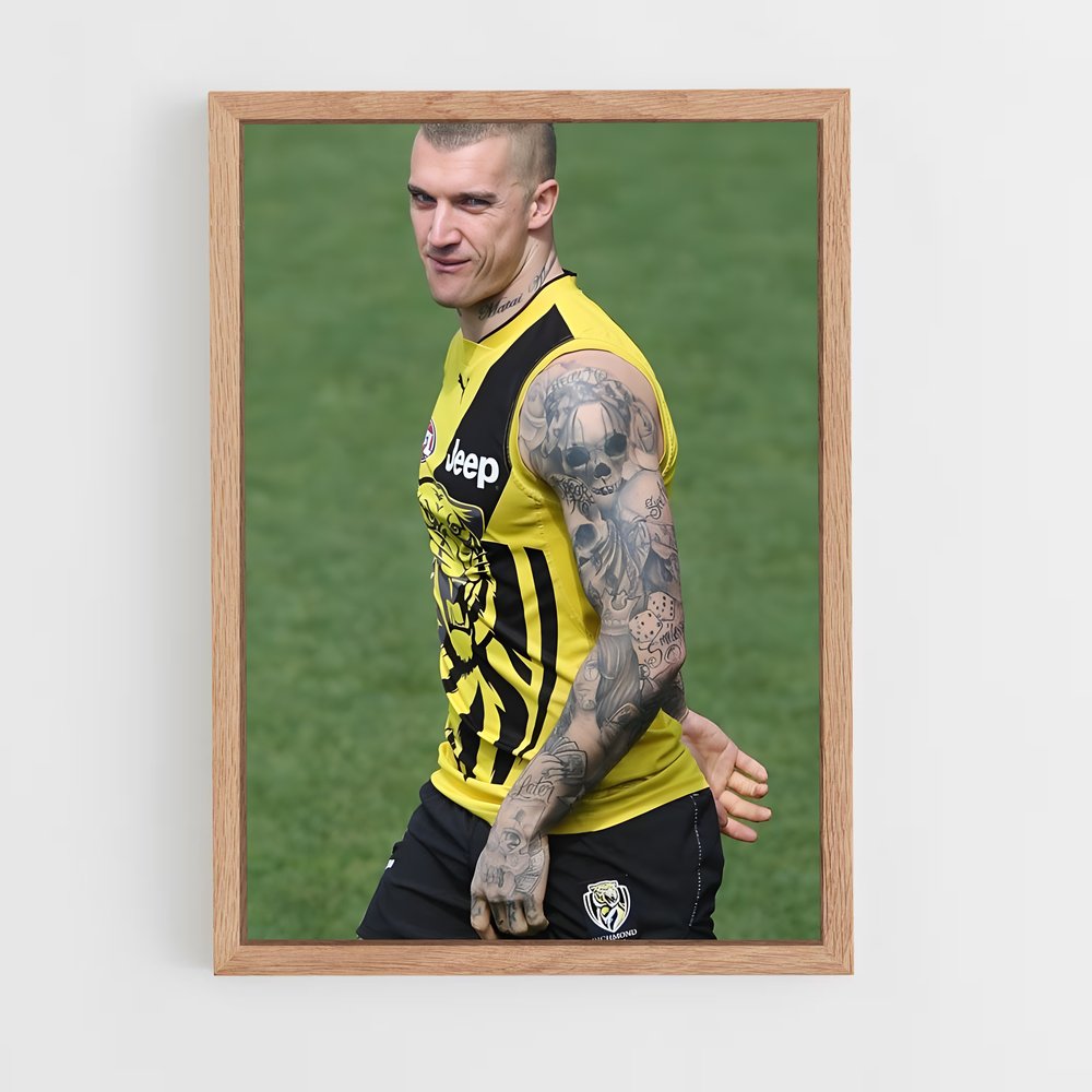 Poster Dustin martin australien – affiche Football australien (vue 4)